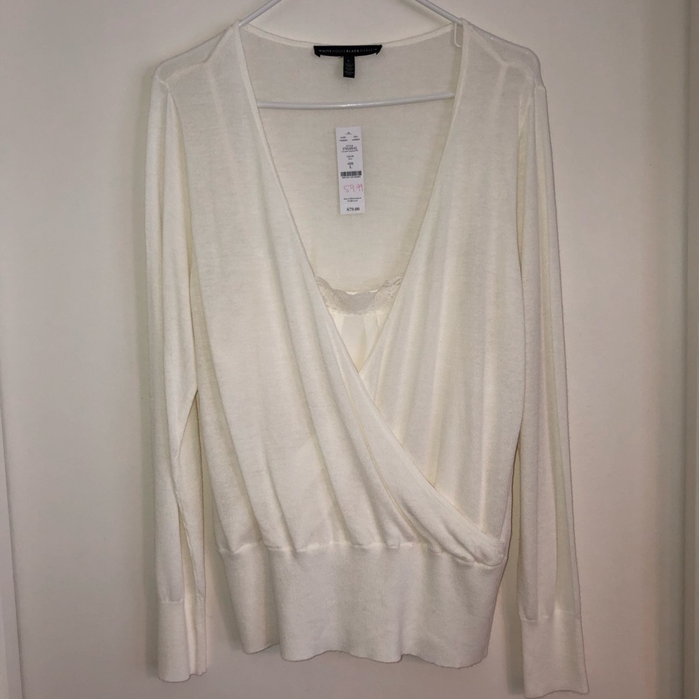 NWT!!! WHBM sweater with cami!